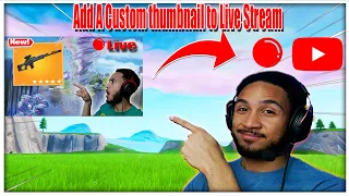 How To Add/Change Your Thumbnail On A YouTube Live Stream #youtubelivestream