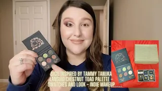 Sigil Inspired by Tammy Tanuka Languid Chestnut Toad Palette - Swatches and Look - Indie Makeup