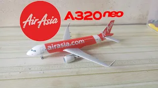 AirAsia Airbus a320neo (1:150) Unboxing + Assembly | Yeoj Does Unboxing #2 | Yeoj Does Anything 777