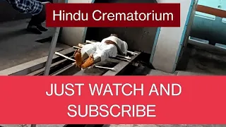 Hindu crematorium burning.