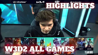 LEC W3D2 All Games Highlights | Week 3 Day 2 S12 LEC Summer 2022