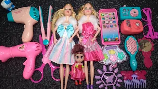 9 Minutes Satisfying with Barbie and Hello Kitty Colorful Fashion Accessories Toys Set| ASMR