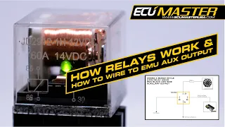 Wiring Relays to EMU Aux Output  | ECUMaster USA