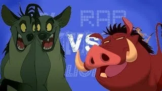 Timon and Pumbaa vs Hyenas - Epic Rap Battles of the Lion King #5