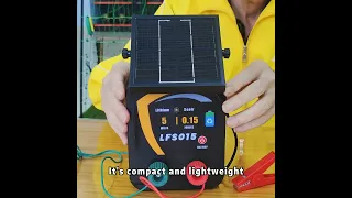 How to Install and Use a Compact Solar Electric Fence Energizer | 5-Mile Range #electricfencing