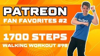 FUN DANCE & WALK 1700 STEPS • PATREON Fan Favorites #2 • Walking Workout #98 • Keoni Tamayo