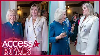 Camilla Duchess Of Cornwall Meets 'The Crown' Actress Who Played Her: See The Moment!