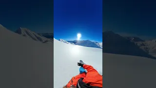 GoPro Max Snowboarding: Untouched Powder in Samnaun