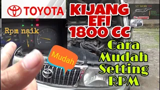 CARA SETTING RPM KIJANG EFI 1800 CC