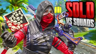 INSANE Wraith SOLO 25 KILLS and 5,600 Damage Apex Legends Gameplay Season 20