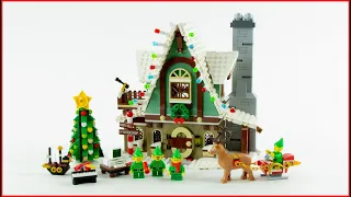 LEGO Winter Village 10275 Elf Club House Speed Build for Collectors - Brick Builder