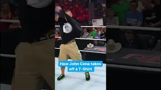 How John Cena changes his T-shirt😍