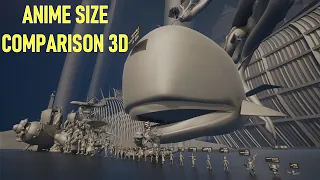 Anime Size Comparison in 3D