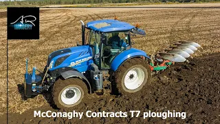 McConaghy Contracts New Holland T7.210 and Kverneland 5 furrow ES 85 plough