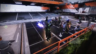 Destiny 2 Caramelldansen dance party