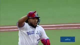 Vladdy Guerrero Jr. LAUNCHES A HOME RUN WITH ONE ARM | Phillies @ Blue Jays 7/13/2022