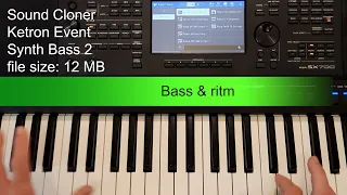 Ketron EVENT Synth Bass 2 is on a Yamaha PSR SX700. Voice Expansion for Yamaha PSR & Genos.