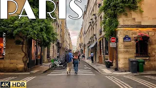 🇫🇷[PARIS 4K] WALK IN PARIS "BEAUTIFUL ÎLE SAINT LOUIS WALK" (4K60 FPS VERSION) 22/MAY/2024