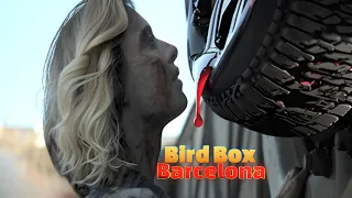 Bird Box Barcelona (2023) Film Explained in Hindi/Urdu | Invisible Entity Story Summarized हिन्दी