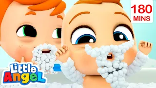 How to Take a Bubble Bath | Healthy Habits Little Angel Nursery Rhymes