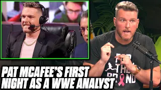 Pat McAfee Talks His First Experience Commentating Smackdown
