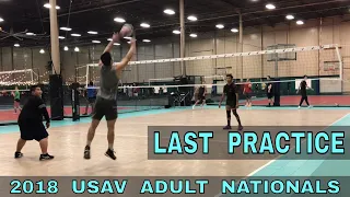 Last Volleyball Practice Before USAV Nationals VLOG