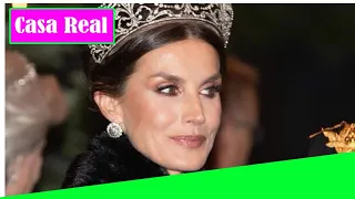 La reina Letizia brilla con vestido de H&M de 300 euros y su tiara más valiosa en su cena de gala en