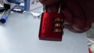 Zahlenschloss knacken ABUS 145/30 - Combination lock - Lockpicking