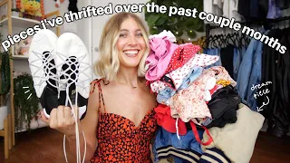 big'ol end of summer thrift haul! + try on (I thrifted my dream pieces)