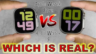 REAL vs FAKE: Apple Watch Ultra VS Hello Watch 3 Smartwatch: Is this £50 Ultra Watch Worth Buying??