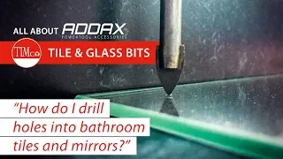 How to drill holes into bathroom mirrors and tiles - TIMco How To Tuesday.