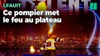 Ce pompier a un incroyable talent : il est cracheur de feu professionnel