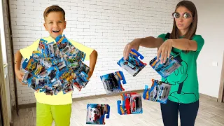 Mark bewitched his mother and she fulfills all desires. Lots of new Hot Wheels cars and sweets