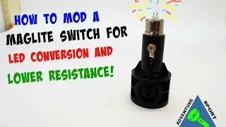 Maglite Switch Mod For LED conversion