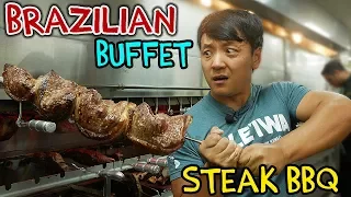 All You Can Eat BRAZILIAN STEAK BBQ Buffet in New York