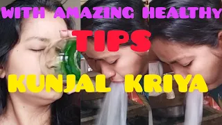 WITH #AMAZING HEALTHY TIPS #KUNJAL KRIYA OR BAMAN DHOUTI @bharatiwellnessandentertai7978