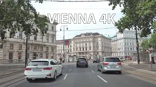 Vienna 4K - Austria Capital - Driving Downtown