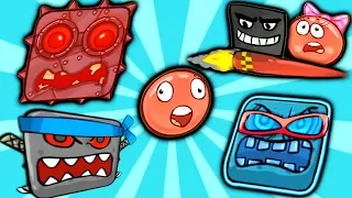 RED BALL 4 Самое Полное Прохождение игры КРАСНЫЙ ШАРИК 4 все серии подряд детское видео #ФГТВ