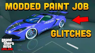 GTA Online Modded Paint Job Glitches | 4D Paint Job | Matte Pearlescent GTA 5 Glitches