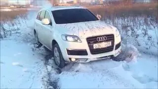 Audi Q7 на бездорожье часть 1 !!!