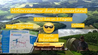 Kurzurlaub im Sauerland 1500km in 3 Tagen ! Total Verrückt!