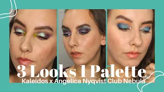 3 Looks 1 Palette | Kaleidos x Angelica Nyqvist Club Nebula