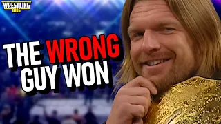 Wrestling Matches Where The Wrong Guy Won