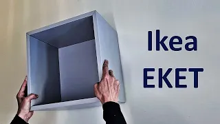 Ikea Eket - assembly and wall mounting