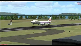 FSX |Cargolux | Boeing 747 400F Landing