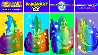 Evolution of Sonic Super Stars in Mario Kart Games (1992-2024)