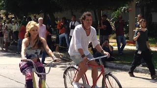 La bicicleta Shakira y Carlos Vives detrás de cámaras