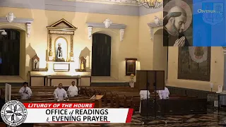 MANAOAG MASS | LITURGY OF THE HOURS Office of Readings and Evening Prayer -Sept 14, 2021 / 6:00 p.m.