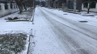 Крым. 2020 первый снег.
