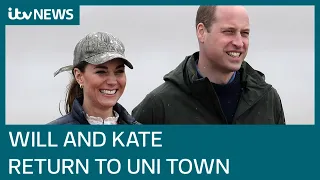 Prince William and Kate Middleton return to Scottish town where they first met | ITV News